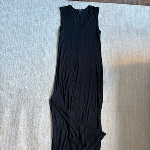 J. Crew Black Sleeveless Maxi Dress